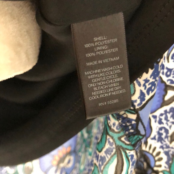 Express Strapless Asymmetrical Floral Dress Size Small - Picture 8 of 9